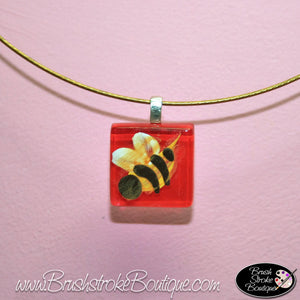 Hand Painted Jewelry - Bumble Bee - Original Designs by Cathy Kraemer