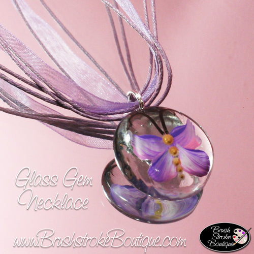 Hand Painted Jewelry - Purple Butterflies Are Free - Original Designs by Cathy Kraemer