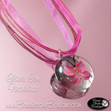 Hand Painted Jewelry - Hot Pink Butterflies Are Free - Original Designs by Cathy Kraemer