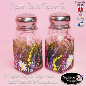 Salt & Pepper Shaker Set - Mason Jars With Handle Personalized For