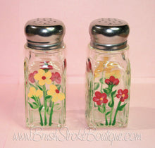 Hand Painted Salt & Pepper Shakers - Summer Bug Garden - Original Designs by Cathy Kraemer